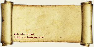 Joakim Džaković vizit kartica